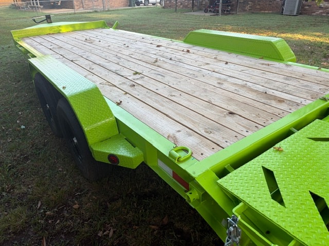Ironbull equipment trailer — wood deck and tie-down rings